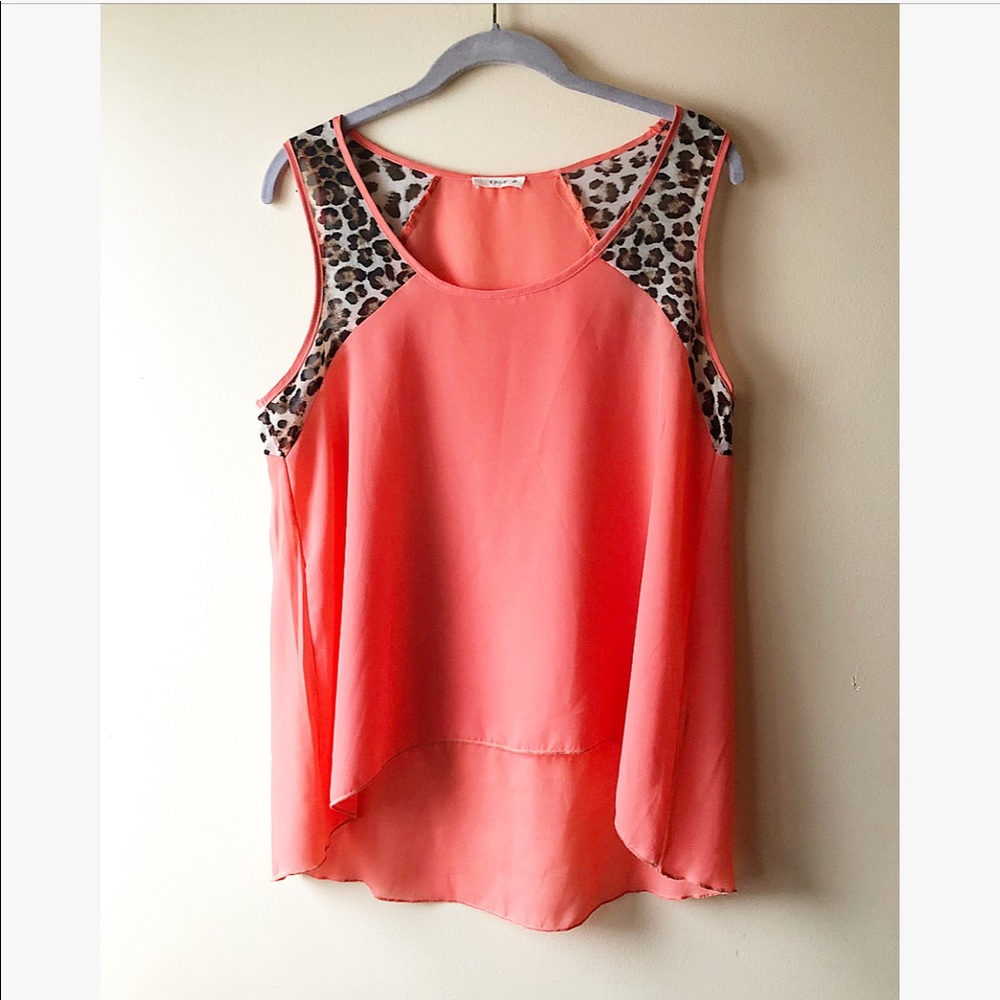 Edge Hi-Low Sleeveless Tank Top
